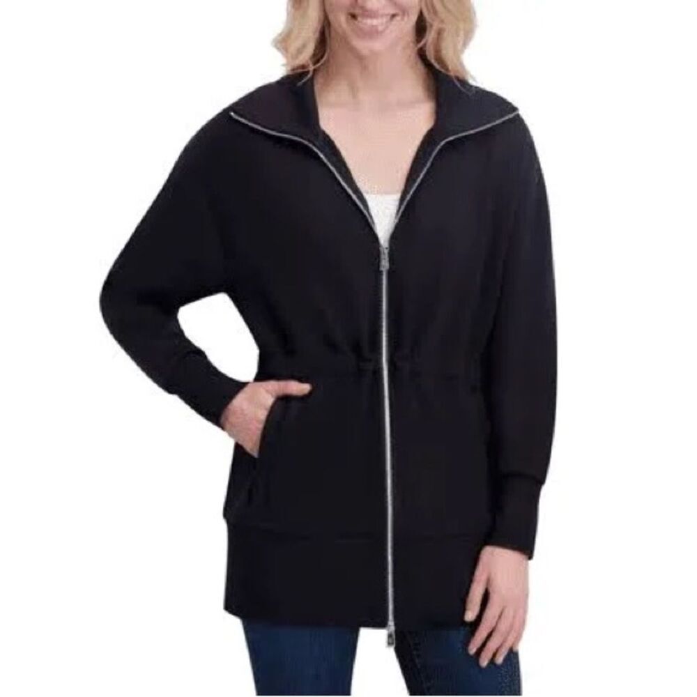 NEW Converse Black Full Zip Long Sweatshirt